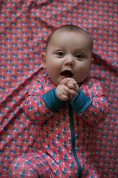 BURLEBO Infant Boys' Zip-Up Onesie