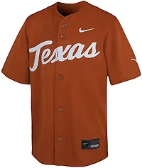 Nike Youth University of Texas Limited Full Button Down Jersey