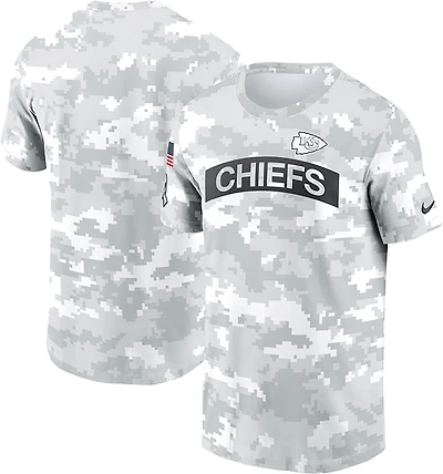 Nike Men's Kansas City Chiefs Salute To Service Edge Arch Short Sleeve T-shirt