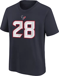 Nike Boys' Houston Texans Joe Mixon Fuse Name and Number T-shirt
