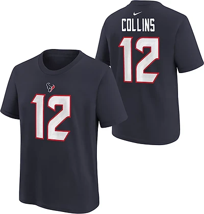 Nike Youth Texans Collins Fuse Name and Number T-shirt