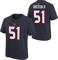 Nike Youth Texans Anderson Jr. Fuse Name and Number T-shirt