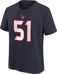 Nike Youth Texans Anderson Jr. Fuse Name and Number T-shirt