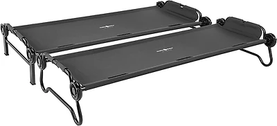 Disc-O-Bed Bunkable Large Portable Camping Cot System