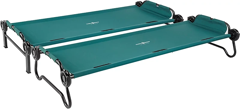 Disc-O-Bed Bunkable Large Portable Camping Cot System
