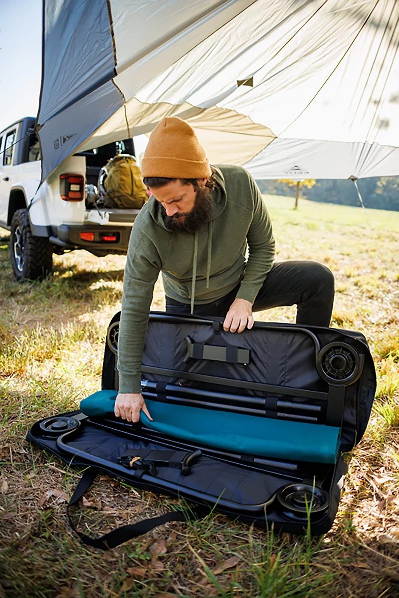 Disc-O-Bed Bunkable Large Portable Camping Cot System