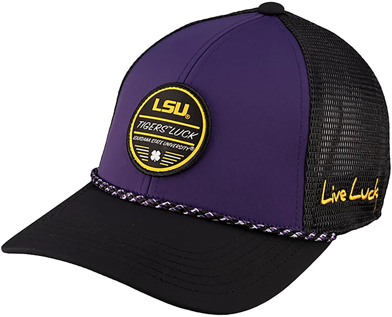 Black Clover Men's Louisiana State University Gamer Adjustable Trucker Cap