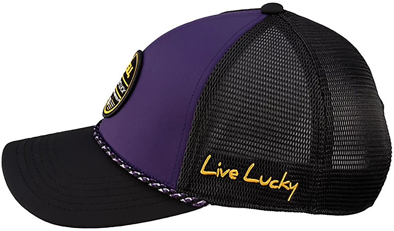 Black Clover Men's Louisiana State University Gamer Adjustable Trucker Cap