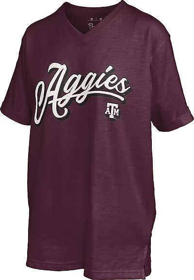 Pressbox Women's Texas A&M Aggies Harlow Cotton T-shirt