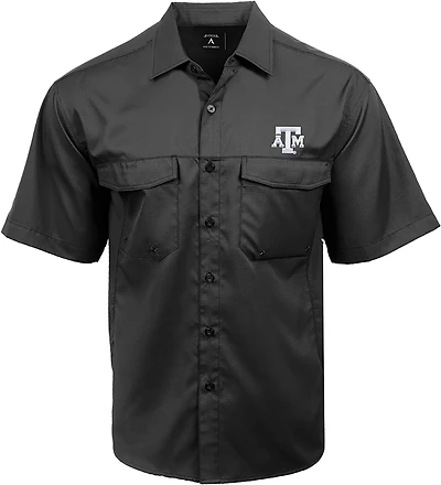 Antigua Men's Texas A&M Aggies Game Day Fishing Shirt