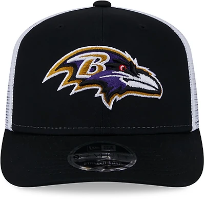 New Era Adults' Ravens Logo Patch OTC 9SEVENTY Trucker Cap