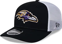 New Era Adults' Ravens Logo Patch OTC 9SEVENTY Trucker Cap
