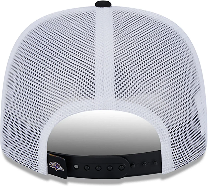 New Era Adults' Ravens Logo Patch OTC 9SEVENTY Trucker Cap