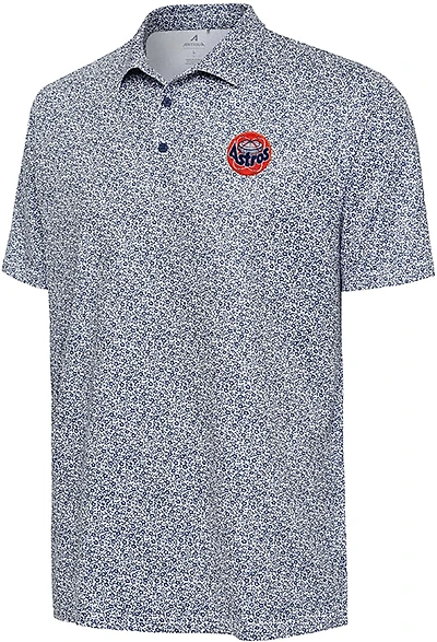 Antigua Men's Houston Astros Field Ditsy Polo
