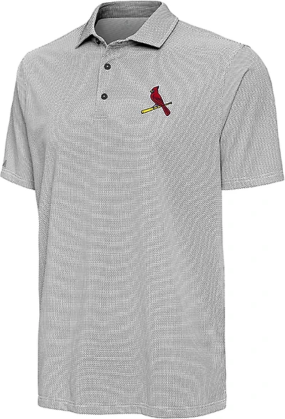 Antigua Men's St. Louis Cardinals Pave Polo