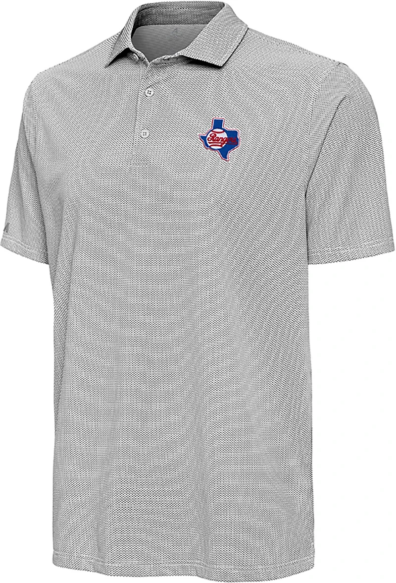 Antigua Men's Texas Rangers Pave Polo