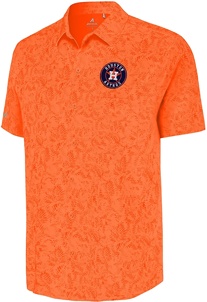 Antigua Men's Houston Astros Lush Polo