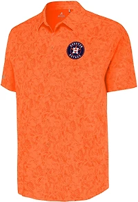 Antigua Men's Houston Astros Lush Polo