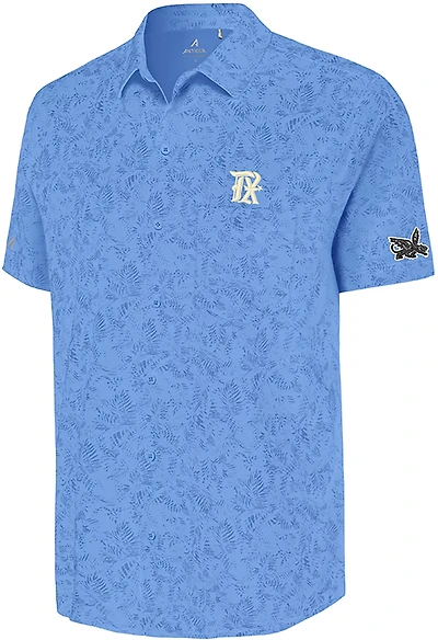 Antigua Men's Texas Rangers Lush Polo