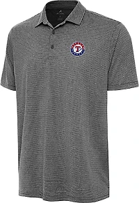 Antigua Men's Texas Rangers Scheme Short Sleeve Polo