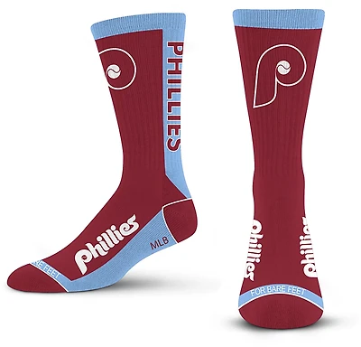 For Bare Feet Adults' Philadelphia Phillies Cooperstown MVP Socks