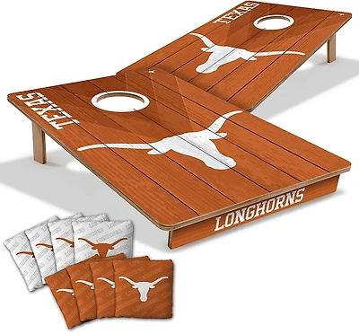 YouTheFan Texas Longhorns 2 ft x 3 ft Solid Wood Cornhole Set