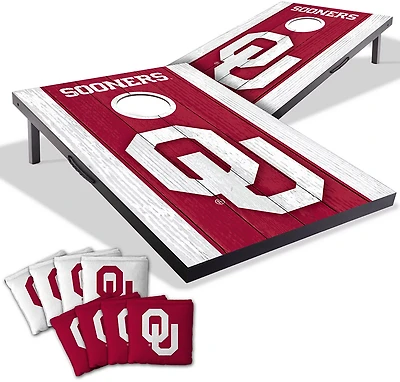 YouTheFan Oklahoma Sooners 2 ft x 3 ft MDF Cornhole Set
