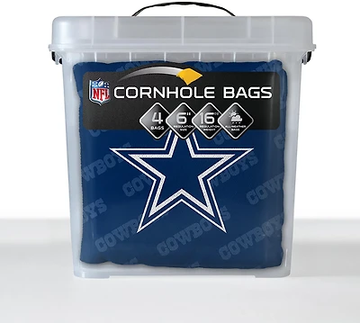YouTheFan Dallas Cowboys Licensed Cornhole Bags 4-pack
