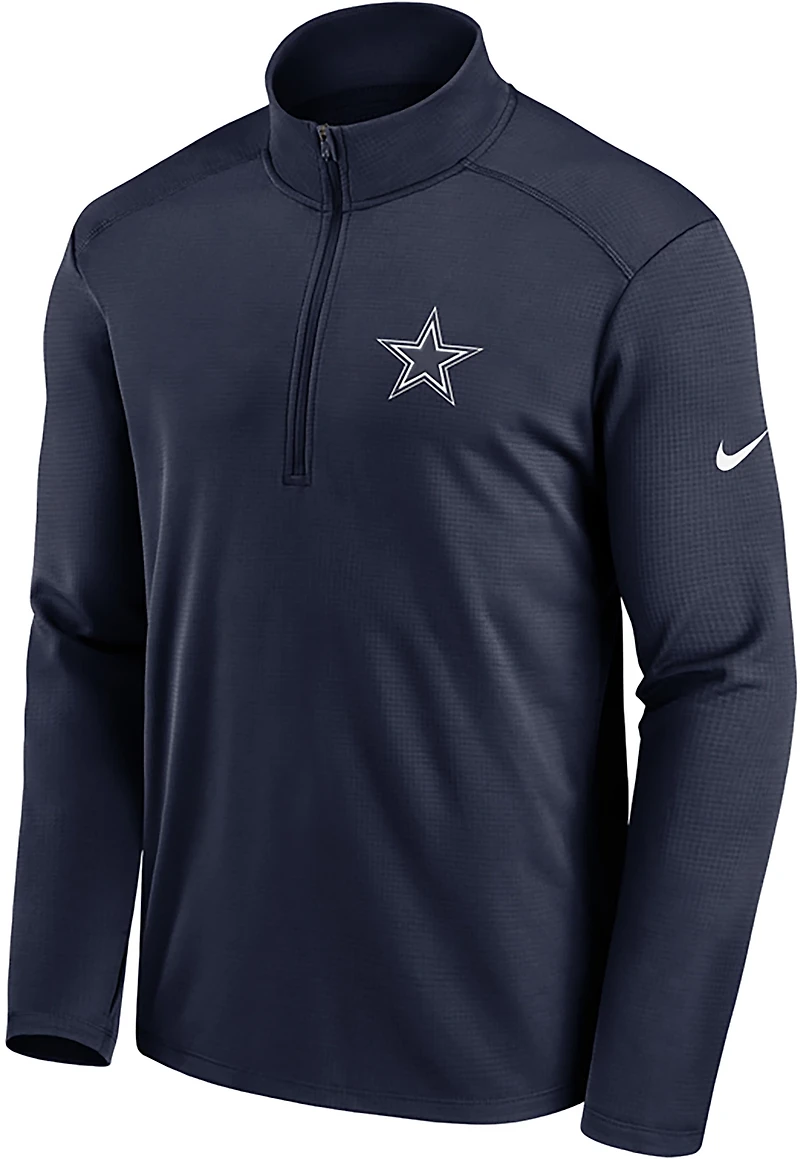 Nike Men's Dallas Cowboys Pacer 1/2 Zip Long Sleeve Top