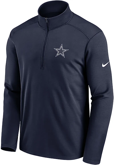 Nike Men's Dallas Cowboys Pacer 1/2 Zip Long Sleeve Top