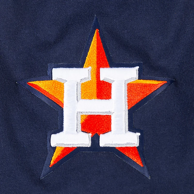 Pro Standard Boys' Houston Astros Retro Classic BB Striped Rib Short Sleeve T-shirt