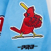 Pro Standard Boys' St. Louis Cardinals Retro Classic BB Striped Rib Short Sleeve T-shirt