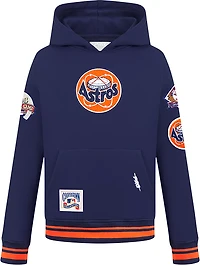 Pro Standard Boys' Houston Astros Retro Classic BB Rib Fleece Long Sleeve Hoodie
