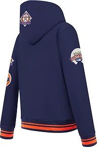 Pro Standard Boys' Houston Astros Retro Classic BB Rib Fleece Long Sleeve Hoodie
