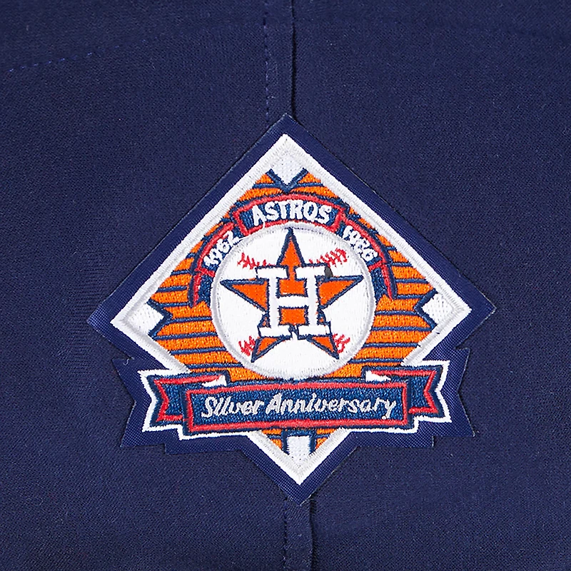 Pro Standard Boys' Houston Astros Retro Classic BB Rib Fleece Long Sleeve Hoodie