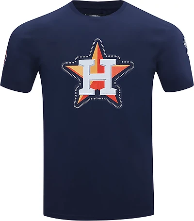Pro Standard Men's Houston Astros DIY Pick Stitch Single Jersey Short Sleeve T-shirt