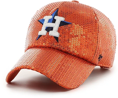 '47 Women's Astros Dazzle Logo ''47 Clean Up Cap