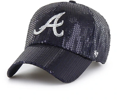 47 Women's Braves Dazzle Logo 47 Clean Up Cap