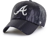 47 Women's Braves Dazzle Logo 47 Clean Up Cap