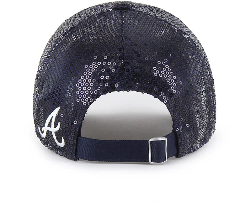 47 Women's Braves Dazzle Logo 47 Clean Up Cap