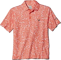 Callaway Boys' Floral Printed Polo Shirt