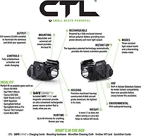 Virdian CTL Universal 525 lm Light with Rechargeable Battery, INSTANT-ON, and SafeCharge Power Bank