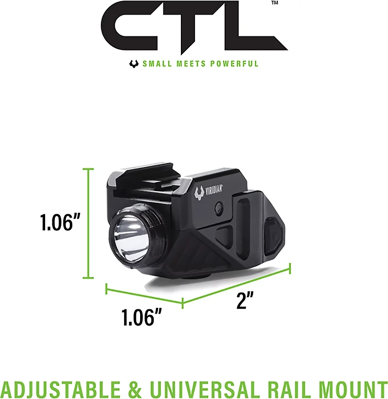 Virdian CTL Universal 525 lm Light with Rechargeable Battery, INSTANT-ON, and SafeCharge Power Bank