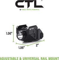 Virdian CTL Universal 525 lm Light with Rechargeable Battery, INSTANT-ON, and SafeCharge Power Bank
