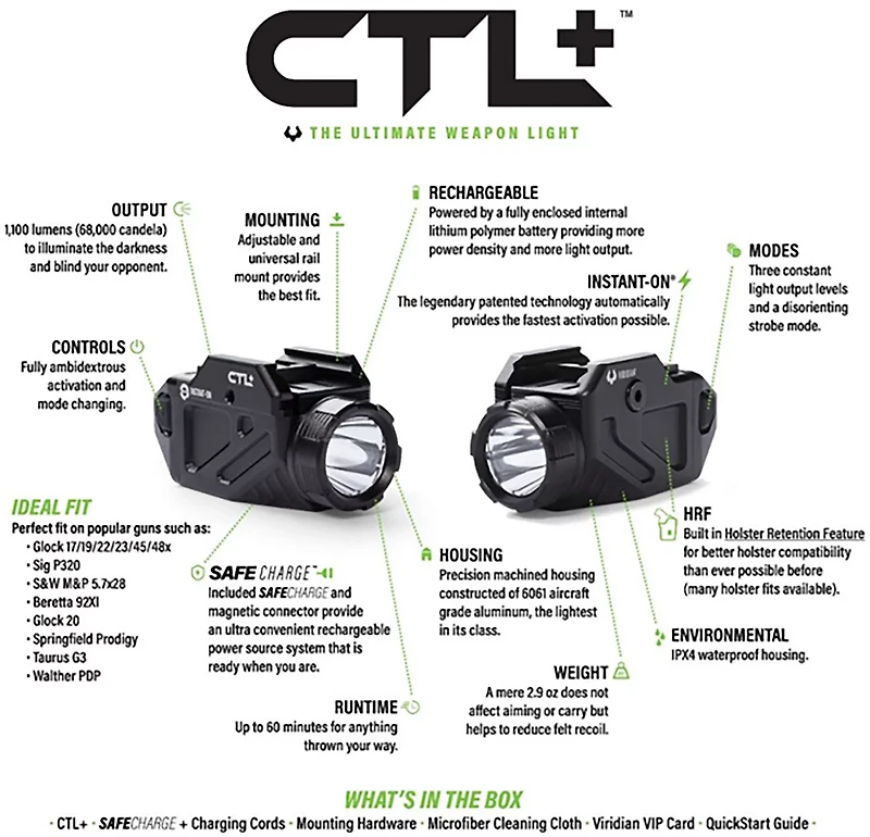 Viridian CTL+ Universal Tactical Light