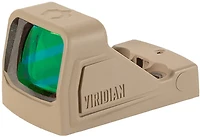 Viridian RFX11 FDE 1 x 16 mm Micro Green Dot Reflex Sight with SHIELD RMSc Footprint