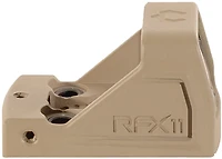 Viridian RFX11 FDE 1 x 16 mm Micro Green Dot Reflex Sight with SHIELD RMSc Footprint