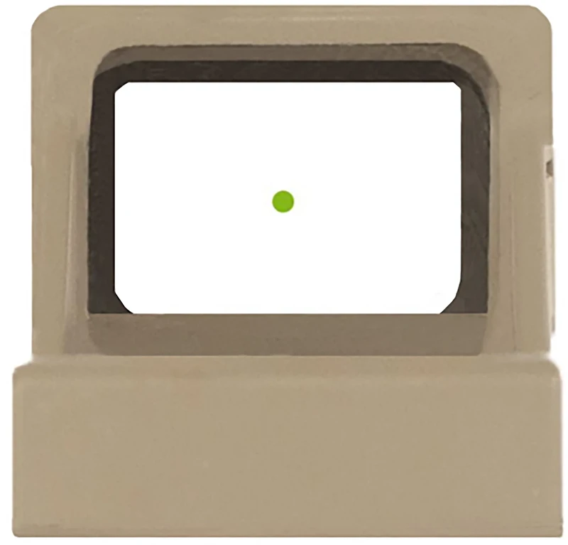 Viridian RFX11 FDE 1 x 16 mm Micro Green Dot Reflex Sight with SHIELD RMSc Footprint