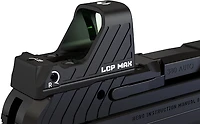 Viridian Custom 1x16 RFX for Ruger LCP Max, Micro Green Dot Rear Sight Mount featuring INSTANT-ON