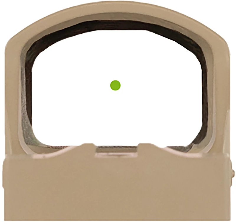 Viridian RFX15 FDE 1 x 17 mm Micro Green Dot Reflex Sight with SHIELD Footprint